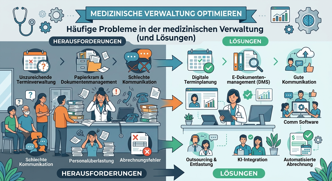 Probleme in der medizinischen Verwaltung