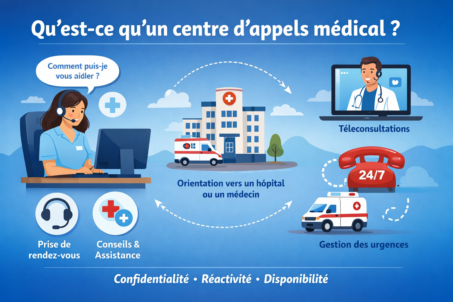 centre d’appels médical