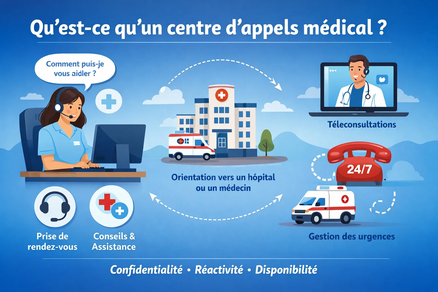 centre d’appels médical